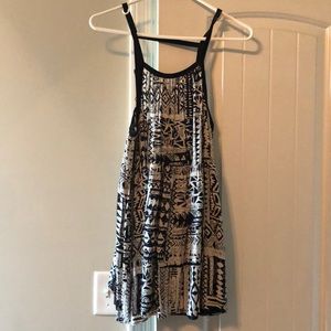 Black and Gray Minidress